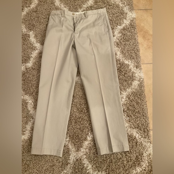 RALPH LAUREN BEIGE PRESTON COTTON PANT SIZE 32/33 - Picture 2 of 4